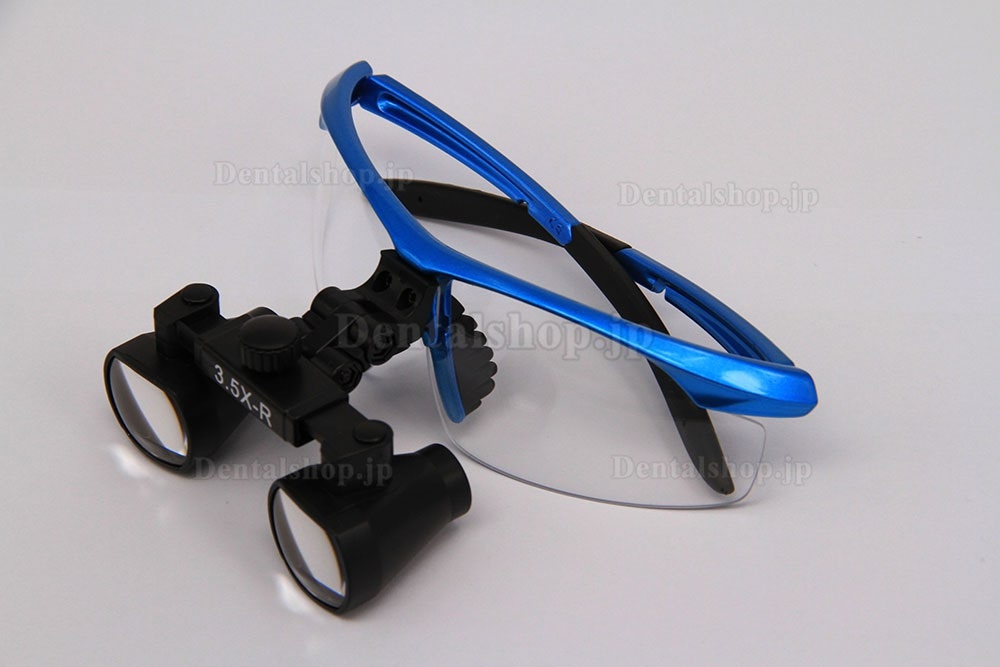 Ymarda 新型 楕円形レンズ3.5X 歯科外科用 双眼ルーペ