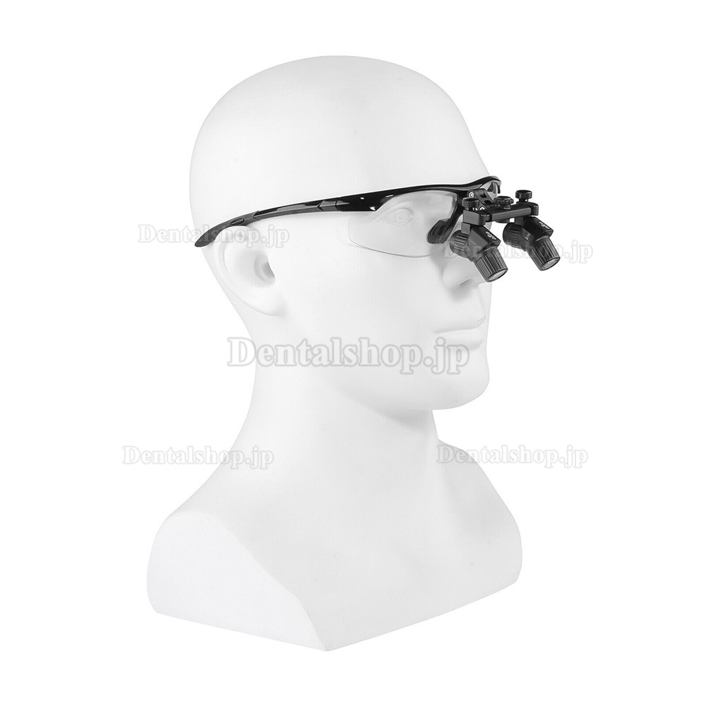 YUYO DY-119 4.0倍歯科用人間工学双眼ルーペ 超軽量ヘッドバンドルーペ 450mm