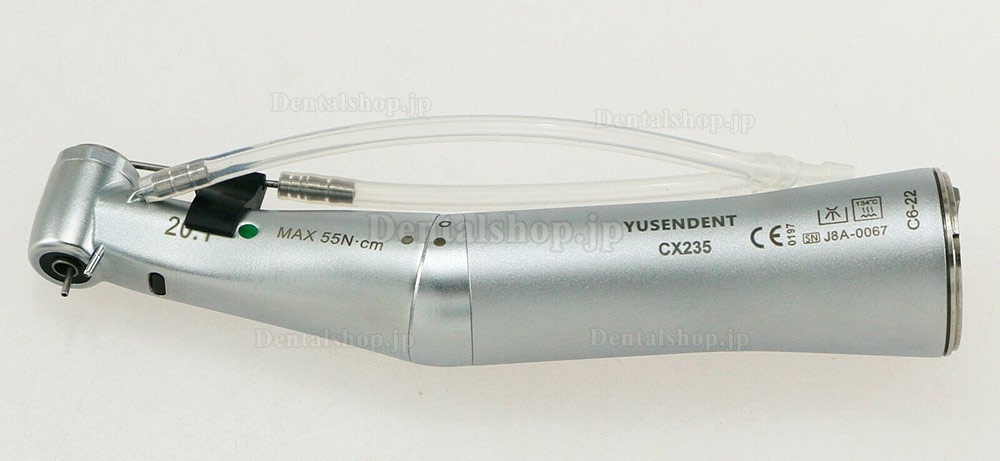 YUSENDENT CX235C6-22 歯科用LED 20:1減速インプラント手術コントラアングルハンドピース