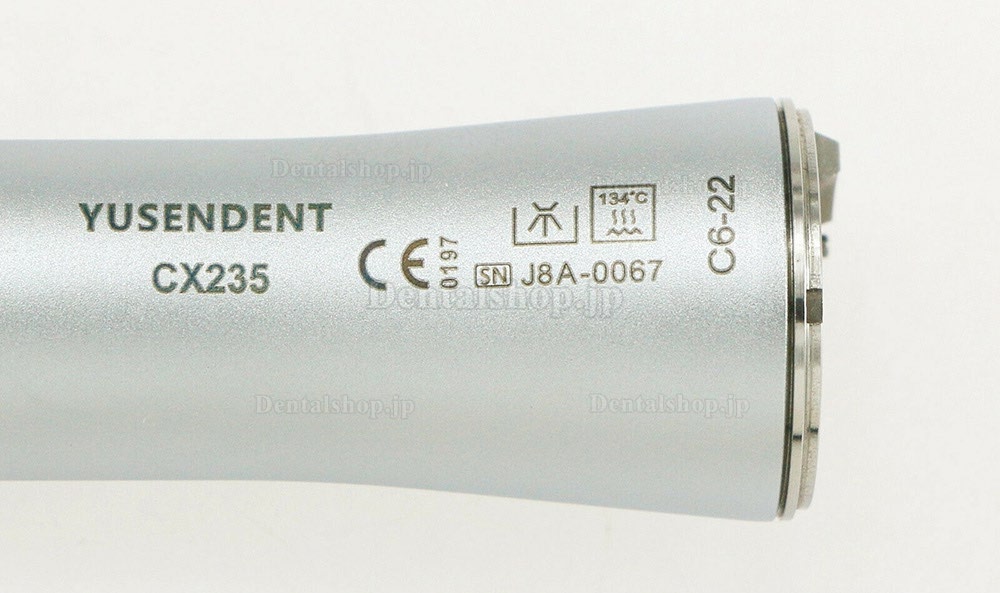 YUSENDENT CX235C6-22 歯科用LED 20:1減速インプラント手術コントラアングルハンドピース