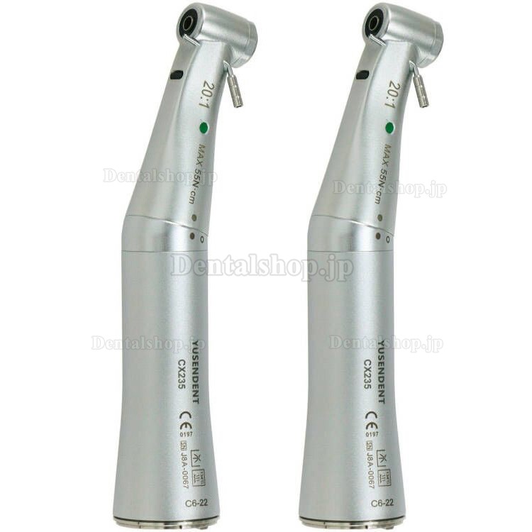 YUSENDENT® C-SAILOR PRO歯科用インプラント機器 CX235C6-2光ファイバーコントラアングル2個付き