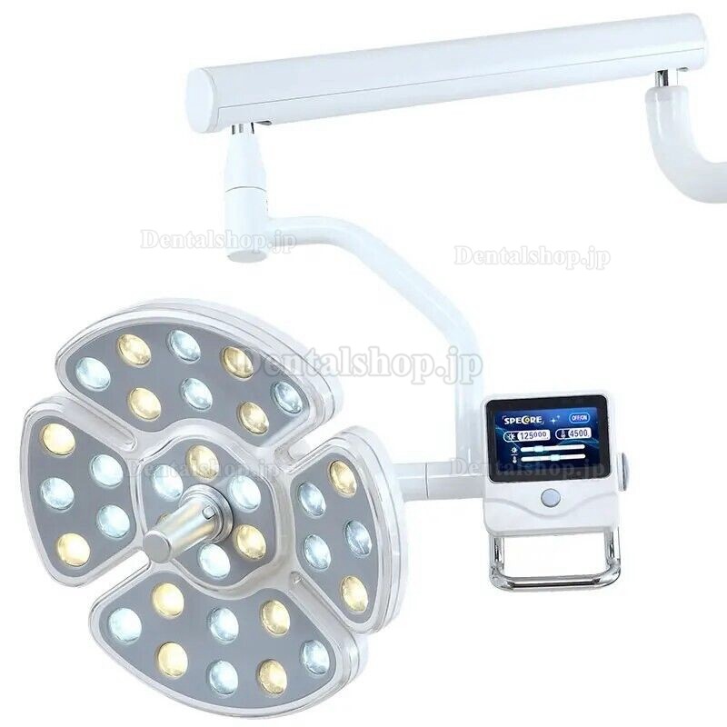 歯科用天井 LED 手術ライト 32 LED無影灯 + 天井取り付けアーム KY-P139