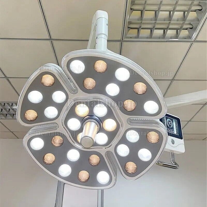 歯科用天井 LED 手術ライト 32 LED無影灯 + 天井取り付けアーム KY-P139